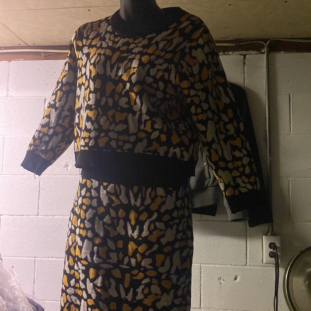 Sweater Skirt Set